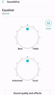 Samsung SoundAlive android App screenshot 2